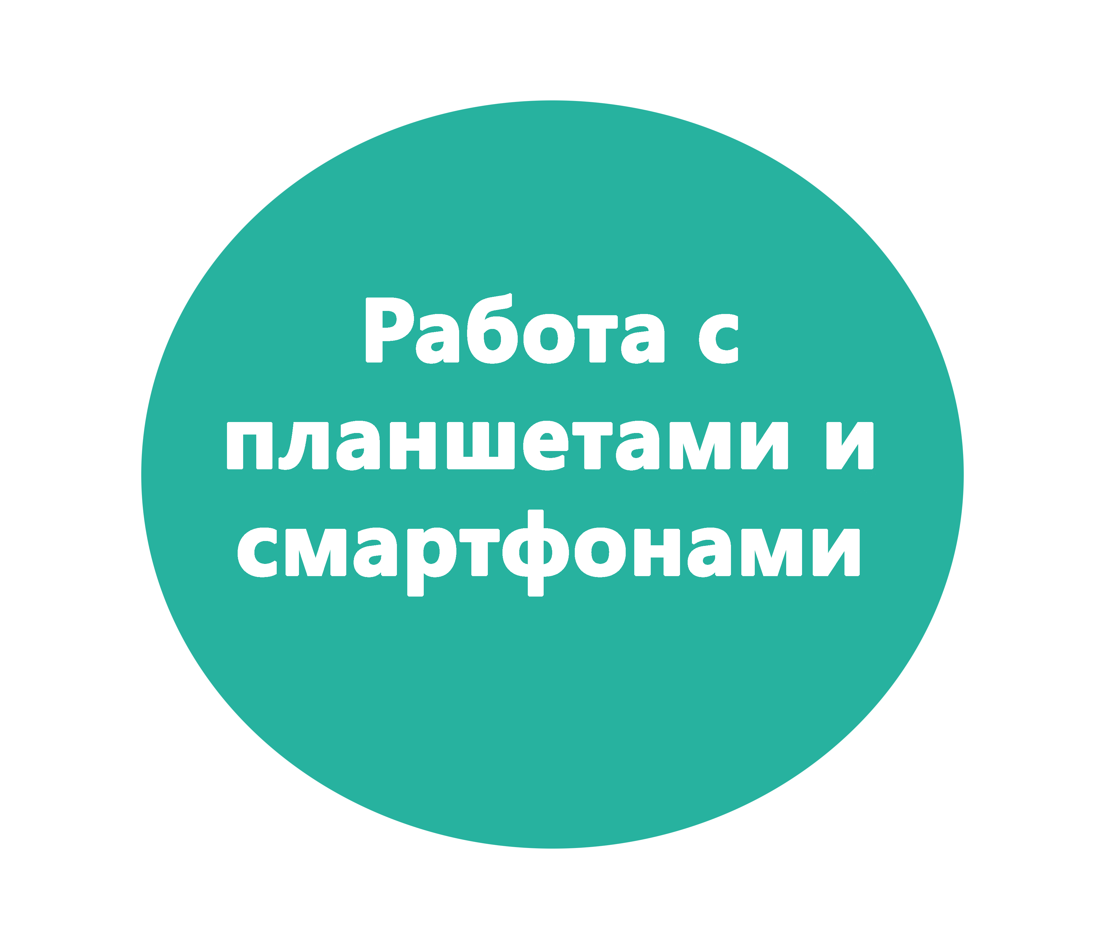 Работа с планшетами и смартфонами